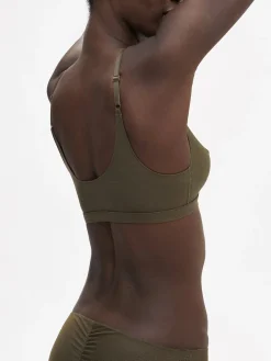 Soutien-gorge triangle sans-armatures - Vert Aventure