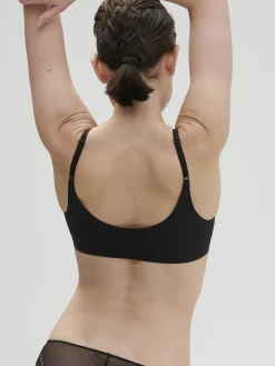 Soutien-gorge triangle sans-armatures - Noir