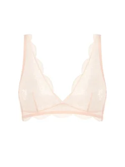 Soutien-gorge triangle sans armatures - Poudre pétale