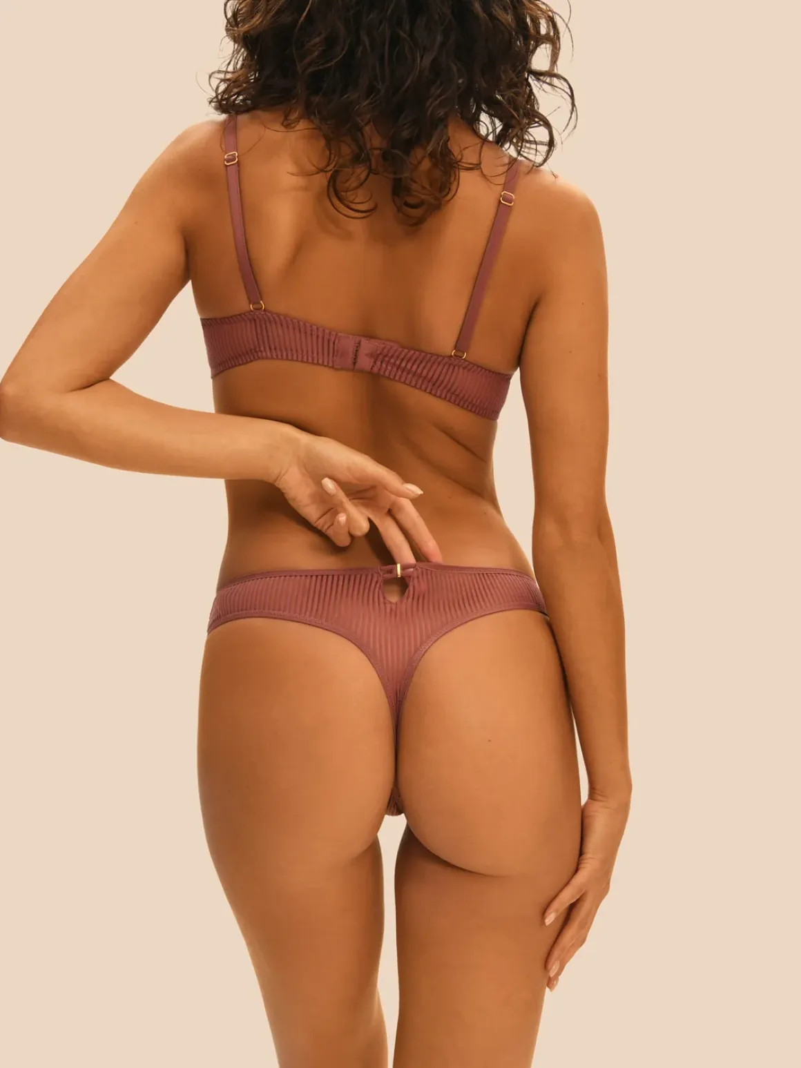 Soutien-gorge triangle sans-armatures - Mulberry