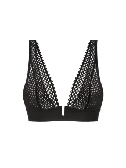Soutien-gorge triangle sans armatures - Noir