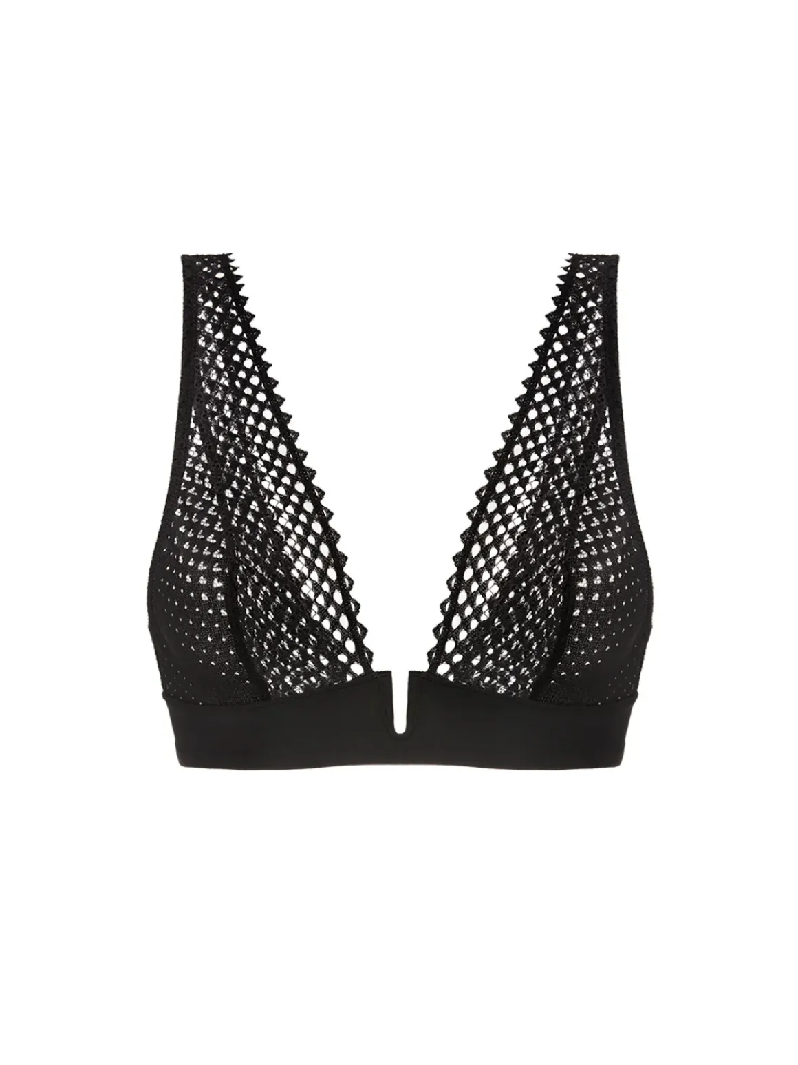 Soutien-gorge triangle sans armatures - Noir