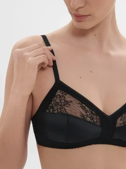Soutien-gorge triangle sans-armatures - Noir