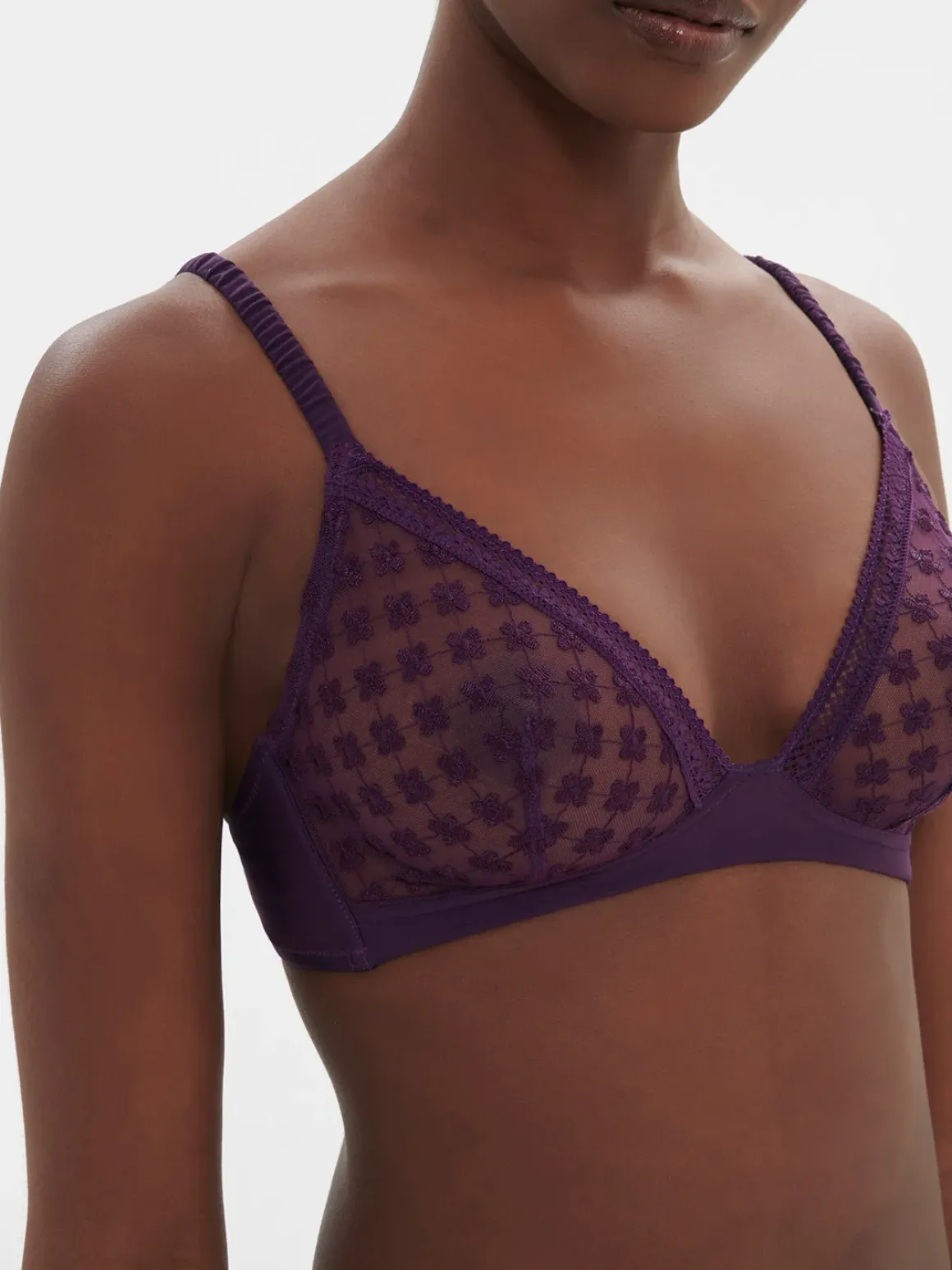 Soutien-gorge triangle sans-armatures - Violet Euphoria