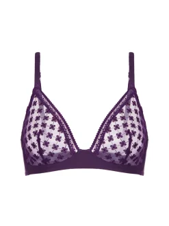 Soutien-gorge triangle sans-armatures - Violet Euphoria