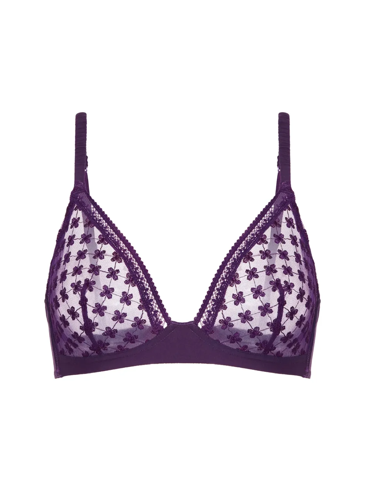 Soutien-gorge triangle sans-armatures - Violet Euphoria