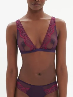Soutien-gorge triangle sans-armatures - Violet Euphoria