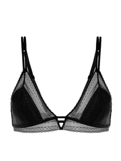 Soutien-gorge triangle sans-armatures - Noir
