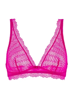 Soutien-gorge triangle sans-armatures - Rose Hibiscus