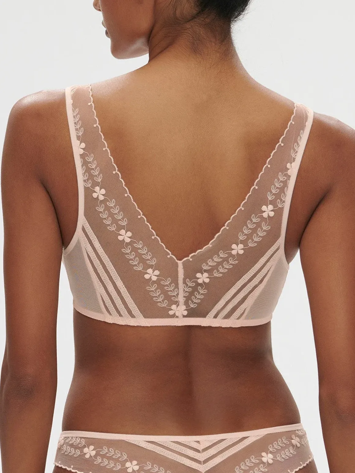 Soutien-gorge triangle sans-armatures - Poudre pétale