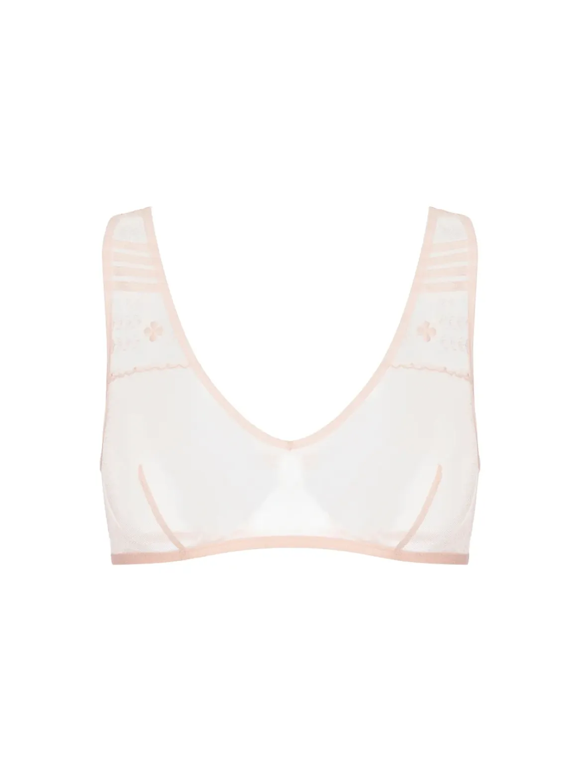Soutien-gorge triangle sans-armatures - Poudre pétale