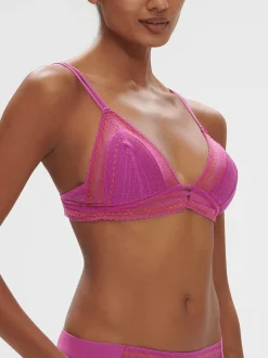 Soutien-gorge triangle sans-armatures - Energy Pink