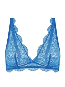 Soutien-gorge triangle sans-armatures - Bleu Myosotis