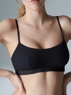 Soutien-gorge triangle sans-armatures - Noir