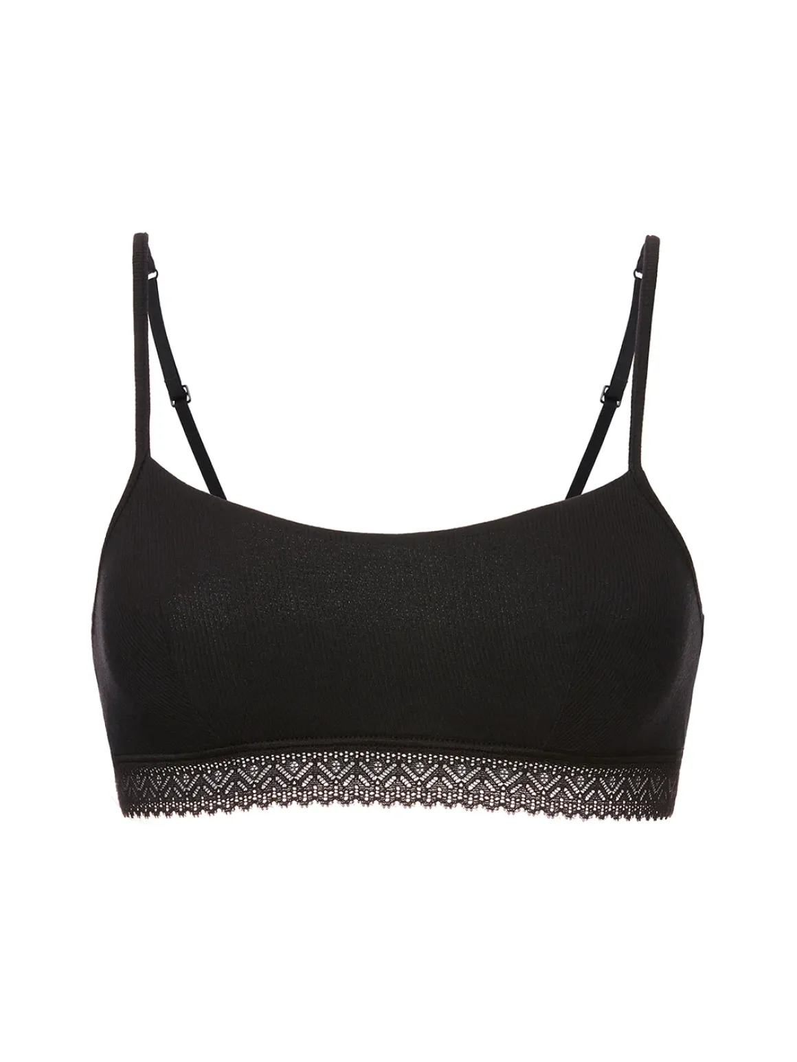 Soutien-gorge triangle sans-armatures - Noir