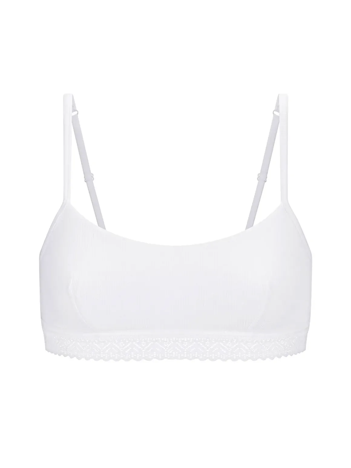Soutien-gorge triangle sans-armatures - Blanc