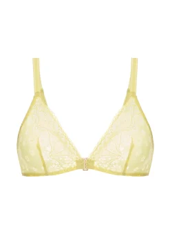 Soutien-gorge triangle sans-armatures - Jaune Yuzu