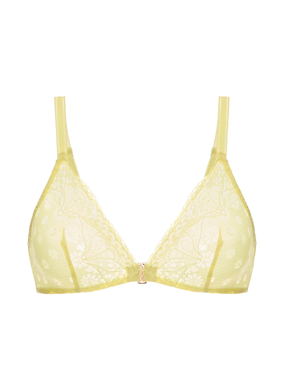 Soutien-gorge triangle sans-armatures - Jaune Yuzu