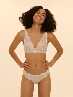 Soutien-gorge triangle sans-armatures - Naturel