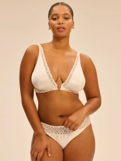 Soutien-gorge triangle sans-armatures - Naturel