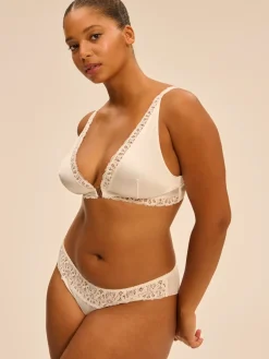 Soutien-gorge triangle sans-armatures - Naturel
