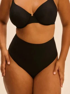 String gainant taille haute - Noir