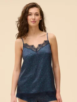 Top - Bleu Féline