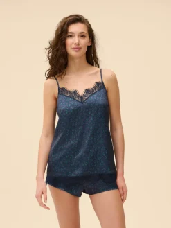 Top - Bleu Féline