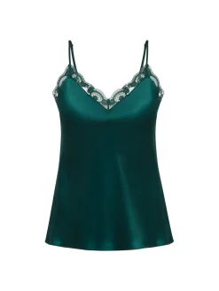 Top broderie - Emeraude
