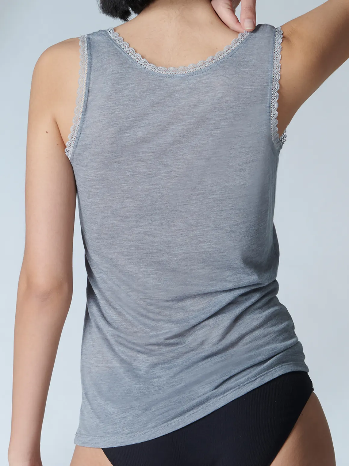 Top - Gris chiné