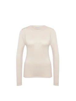Top manches longues - Beige chiné