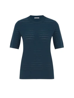 T-shirt manches courtes - Bleu pétrole